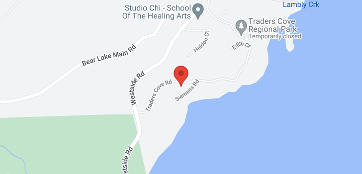 map of 107 Traders Cove Road